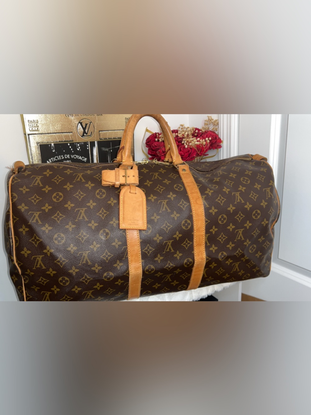 Louis Vuitton Monogram Keepall 55